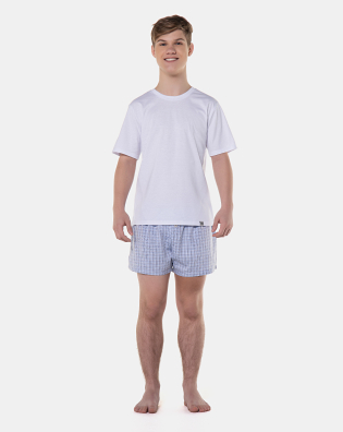 Pijama manga curta e short               
