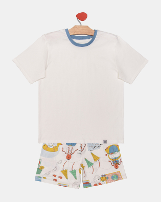 Pijama Manga Curta e Short