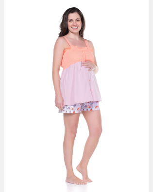 Homewear gestante alça e short