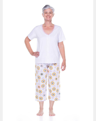 HOMEWEAR CLÁSSICO MANGA CURTA E CORSÁRIO