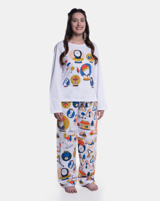 Pijama Manga Longa e Calça