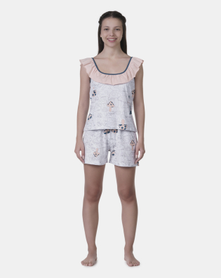 Pijama regata e short 