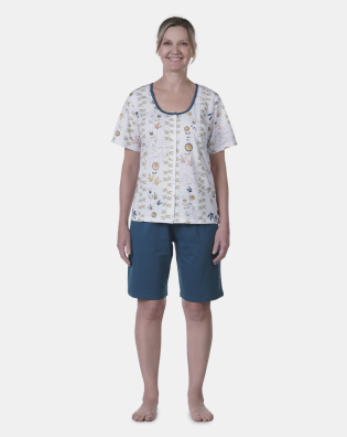 Homewear Clássico Manga Curta e Bermuda       