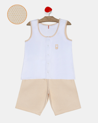 Pijama Feminino Adulto Regata Aberta e Bermuda