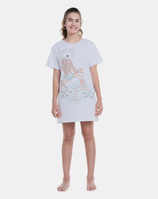 Camisão manga curta          