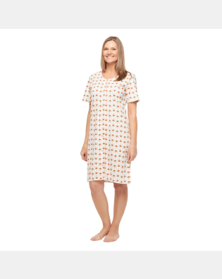 Camisola Feminino Adulto Aberta Manga Curta