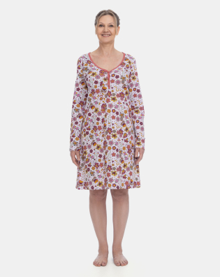  Camisola Sonhart Clássica Manga Longa Floral