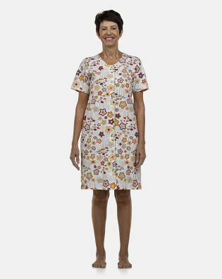 Camisola Feminina Adulto Manga Curta Aberta