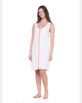 Roupão Feminino Adulto Regata Com Zíper 