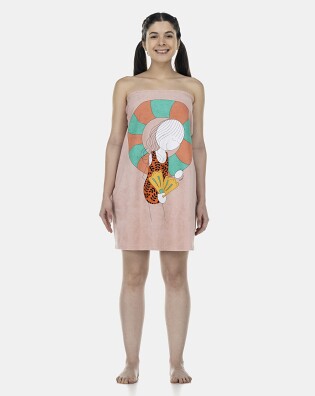 Roupão Feminino Adulto Saída de Banho Atoalhado