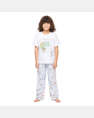 Conjunto Masculino Kids Manga Curta e Calça