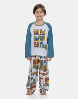 Pijama Manga Longa e Calça