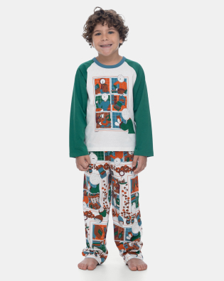 Pijama Manga Longa e Calça