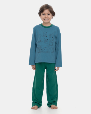 Pijama Manga Longa e Calça