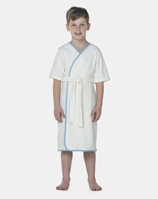 Roupão Masculino Kids Manga Curta Atoalhado