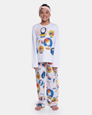Pijama Manga Longa e Calça