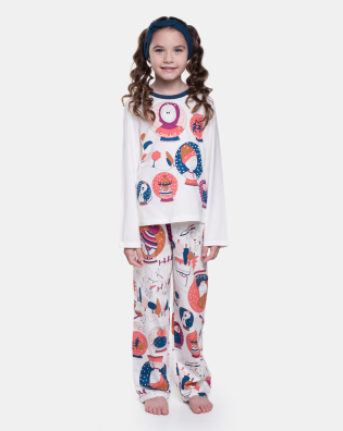 Pijama Manga Longa e Calça