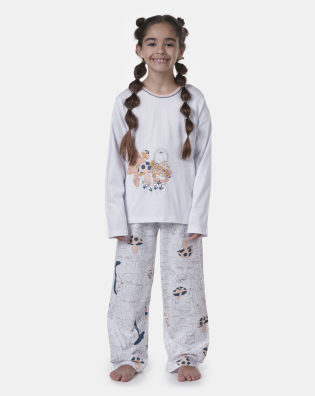 Pijama manga longa e calça