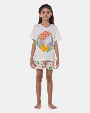 Pijama manga curta e short