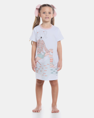 Camisão manga curta           