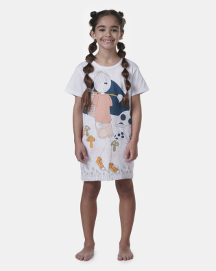Camisão manga curta              