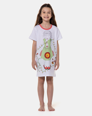 Camisão manga curta    