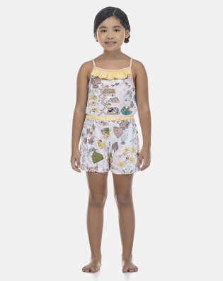 Macacão Feminino Kids Alça