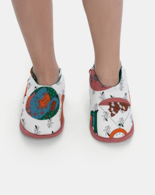 Pantufa Fechada Feminina Infantil Estampada