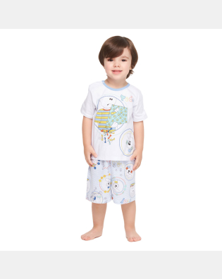 Conjunto Masculino Baby Manga Curta e Bermuda