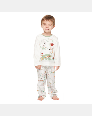 Pijama manga longa e calça