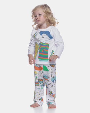 Conjunto Masculino Baby Manga Longa e Calça 