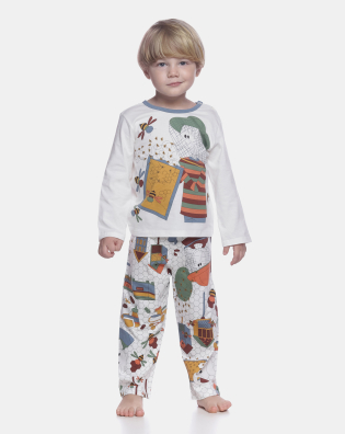 Conjunto Masculino Baby Manga Longa e Calça 
