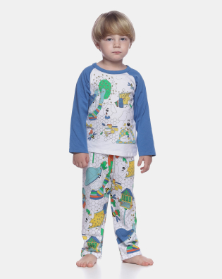 Conjunto Masculino Baby Manga Longa e Calça 