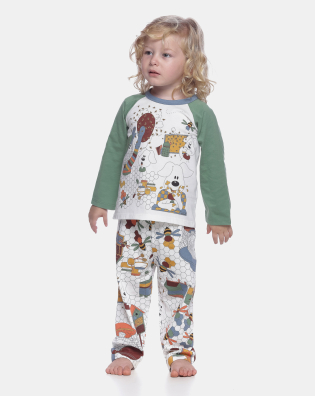Conjunto Masculino Baby Manga Longa e Calça 