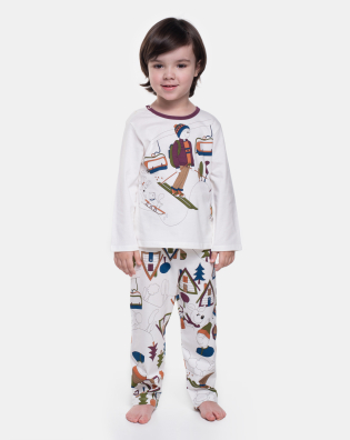 Pijama Manga Longa e Calça
