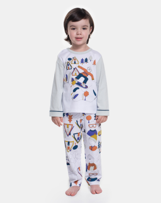 Pijama Manga Longa e Calça