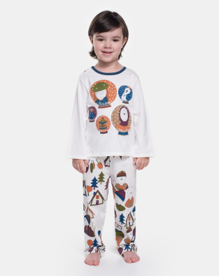 Pijama Manga Longa e Calça 