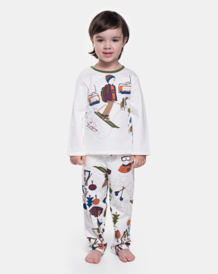 Pijama Manga Longa e Calça