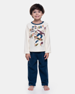Pijama Manga Longa e Calça