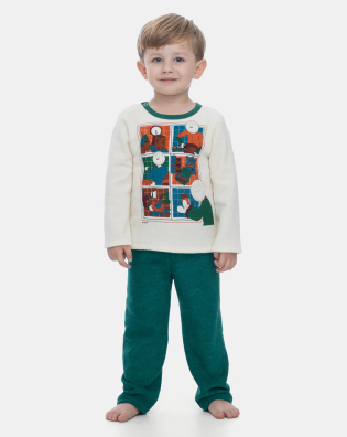 Pijama Manga Longa e Calça