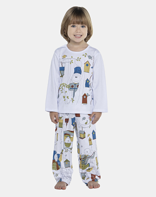 Pijama Masculino Baby Manga Longa e Calça