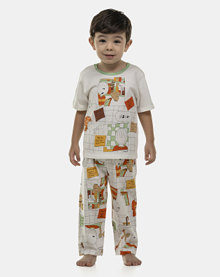 Pijama Masculino Baby Manga Curta e Calça