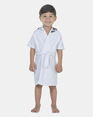 Roupão Masculino Baby Manga Curta Atoalhado