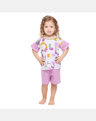 Pijama manga curta e short