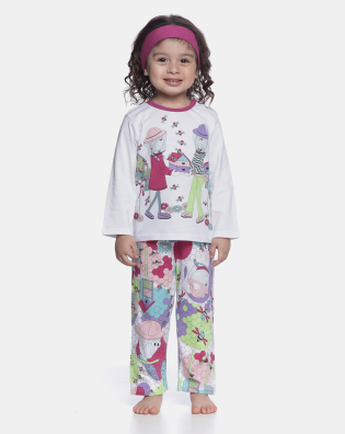 Conjunto Feminino Baby Manga Curta e Calça