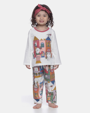 Pijama manga longa e calça    
