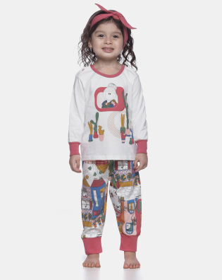 Pijama manga longa e calça