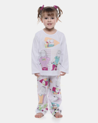 Pijama Manga Longa e Calça