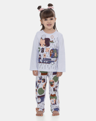 Pijama Manga Longa e Calça