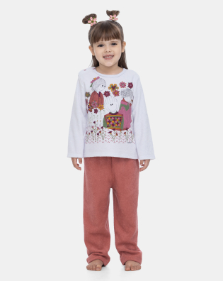 Pijama Manga Longa e Calça
